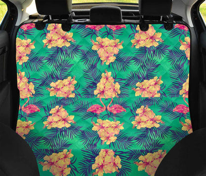 Hawaii Tropical Paradise Pattern Print Pet Car Back Seat Cover