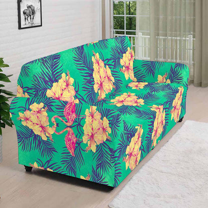 Hawaii Tropical Paradise Pattern Print Sofa Cover