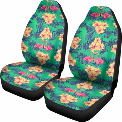 Hawaii Tropical Paradise Pattern Print Universal Fit Car Seat Covers