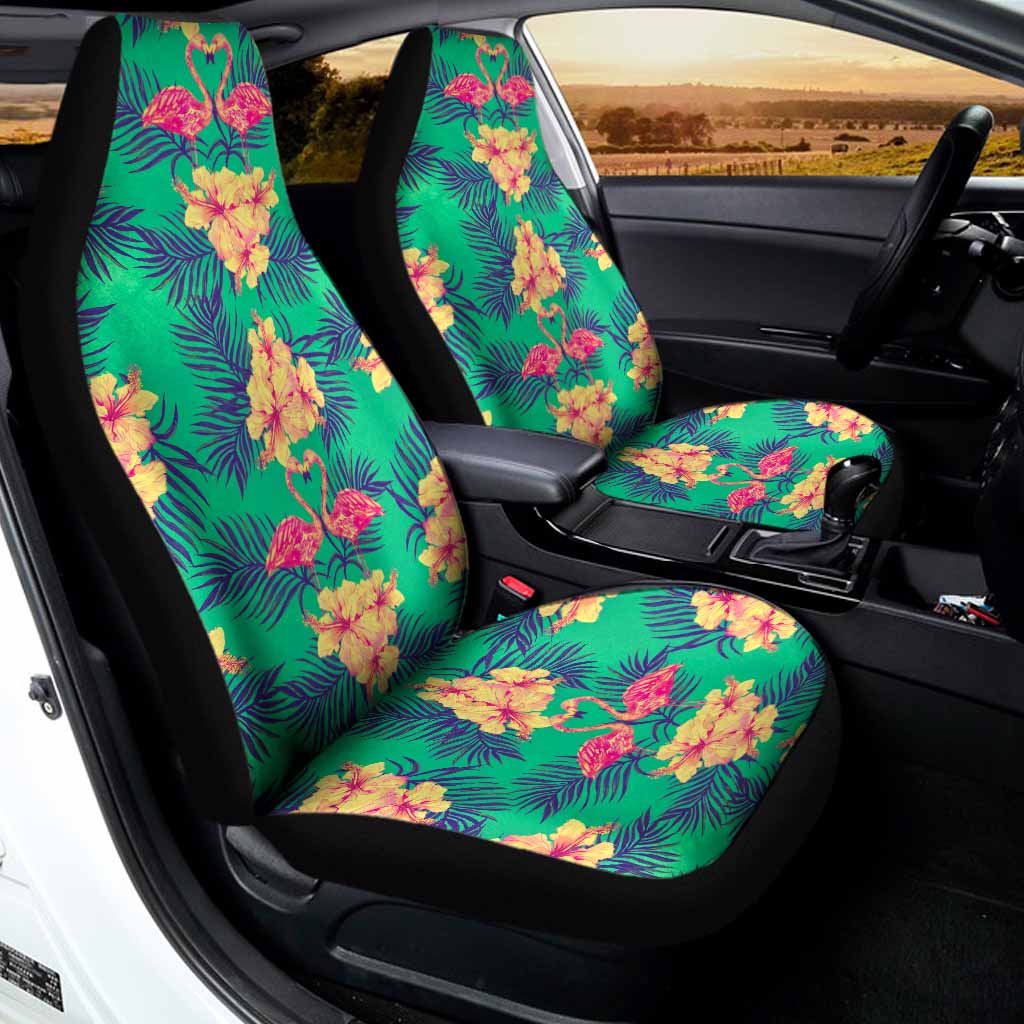 Hawaii Tropical Paradise Pattern Print Universal Fit Car Seat Covers