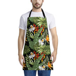 Hawaii Tropical Plants Pattern Print Apron