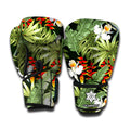 Hawaii Tropical Plants Pattern Print Boxing Gloves