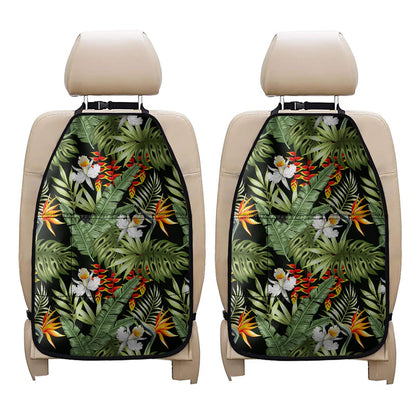 Hawaii Tropical Plants Pattern Print Car Seat Organizers