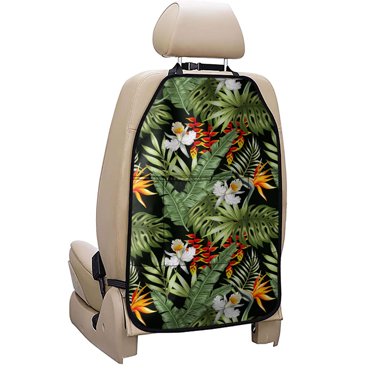 Hawaii Tropical Plants Pattern Print Car Seat Organizers