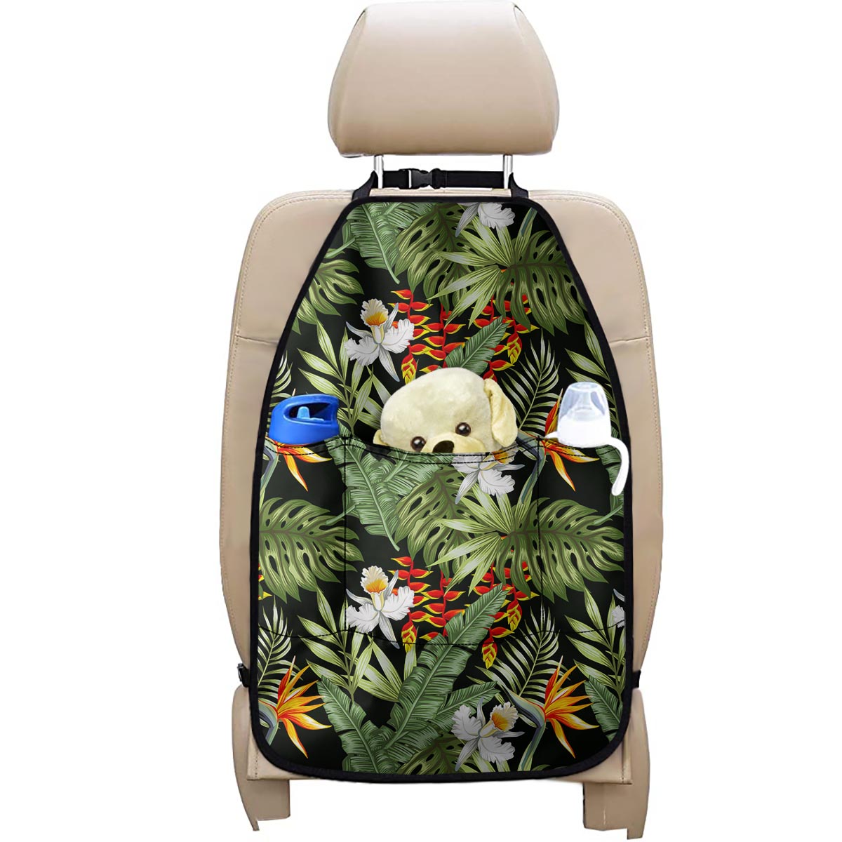Hawaii Tropical Plants Pattern Print Car Seat Organizers
