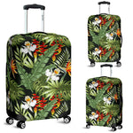 Hawaii Tropical Plants Pattern Print Luggage Cover GearFrost