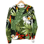 Hawaii Tropical Plants Pattern Print Men's Crewneck Sweatshirt GearFrost