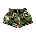 Hawaii Tropical Plants Pattern Print Muay Thai Boxing Shorts