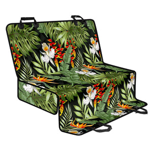 Hawaii Tropical Plants Pattern Print Pet Car Back Seat Cover