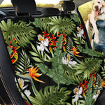 Hawaii Tropical Plants Pattern Print Pet Car Back Seat Cover