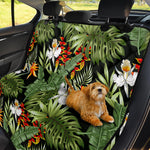 Hawaii Tropical Plants Pattern Print Pet Car Back Seat Cover