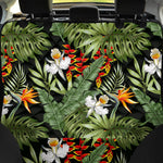 Hawaii Tropical Plants Pattern Print Pet Car Back Seat Cover