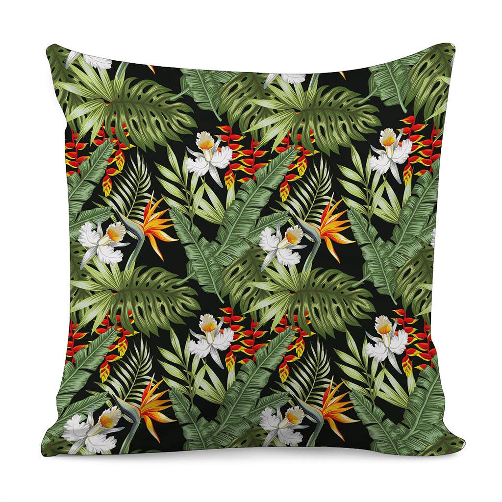Hawaii Tropical Plants Pattern Print Pillow Cover