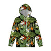 Hawaii Tropical Plants Pattern Print Pullover Hoodie