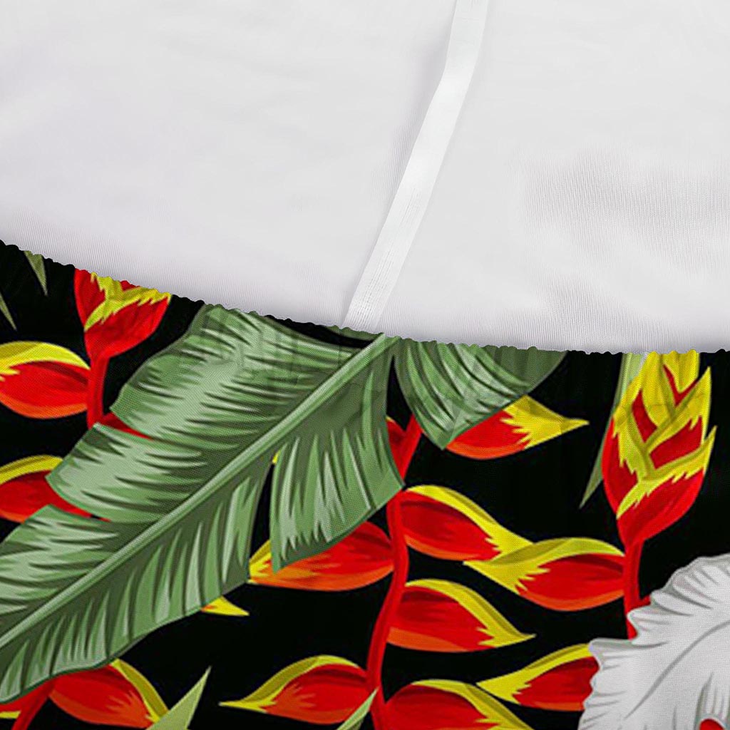 Hawaii Tropical Plants Pattern Print Sofa Cover