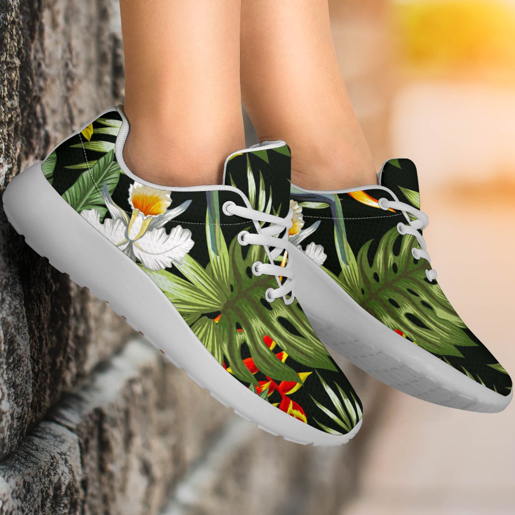 Hawaii Tropical Plants Pattern Print Sport Shoes GearFrost