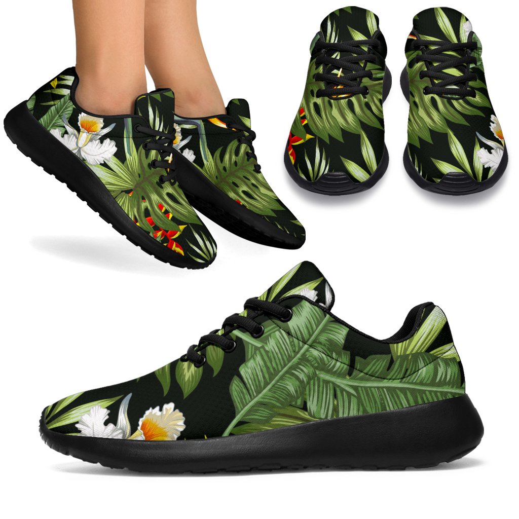 Hawaii Tropical Plants Pattern Print Sport Shoes GearFrost