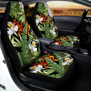 Hawaii Tropical Plants Pattern Print Universal Fit Car Seat Covers