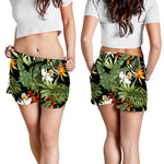 Hawaii Tropical Plants Pattern Print Women's Shorts