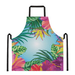 Hawaiian Aloha Flower Print Apron