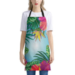 Hawaiian Aloha Flower Print Apron