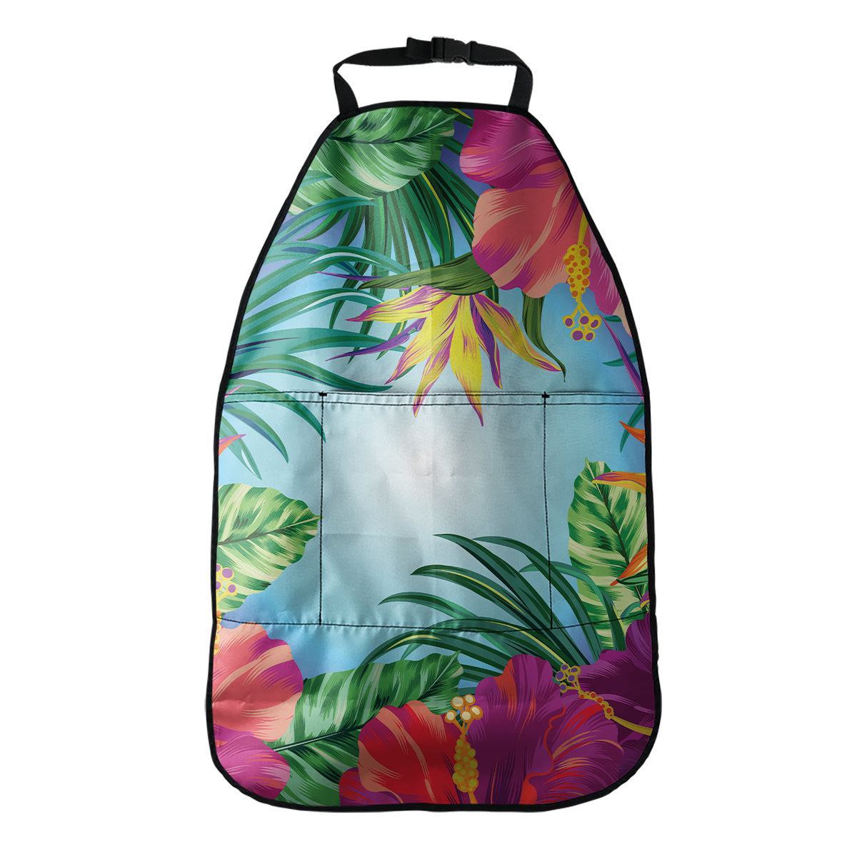 Hawaiian Aloha Flower Print Car Seat Organizers
