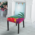 Hawaiian Aloha Flower Print Dining Chair Slipcover