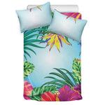 Hawaiian Aloha Flower Print Duvet Cover Bedding Set