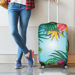 Hawaiian Aloha Flower Print Luggage Cover