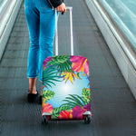 Hawaiian Aloha Flower Print Luggage Cover