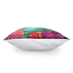 Hawaiian Aloha Flower Print Pillow Cover
