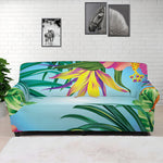 Hawaiian Aloha Flower Print Sofa Cover