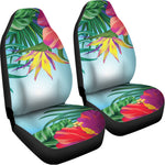 Hawaiian Aloha Flower Print Universal Fit Car Seat Covers