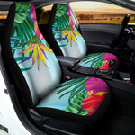 Hawaiian Aloha Flower Print Universal Fit Car Seat Covers