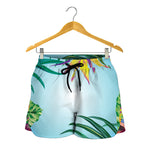 Hawaiian Aloha Flower Print Women's Shorts