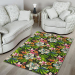 Hawaiian Aloha Tropical Pattern Print Area Rug GearFrost