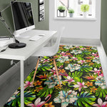 Hawaiian Aloha Tropical Pattern Print Area Rug GearFrost