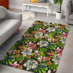 Hawaiian Aloha Tropical Pattern Print Area Rug GearFrost