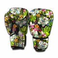 Hawaiian Aloha Tropical Pattern Print Boxing Gloves