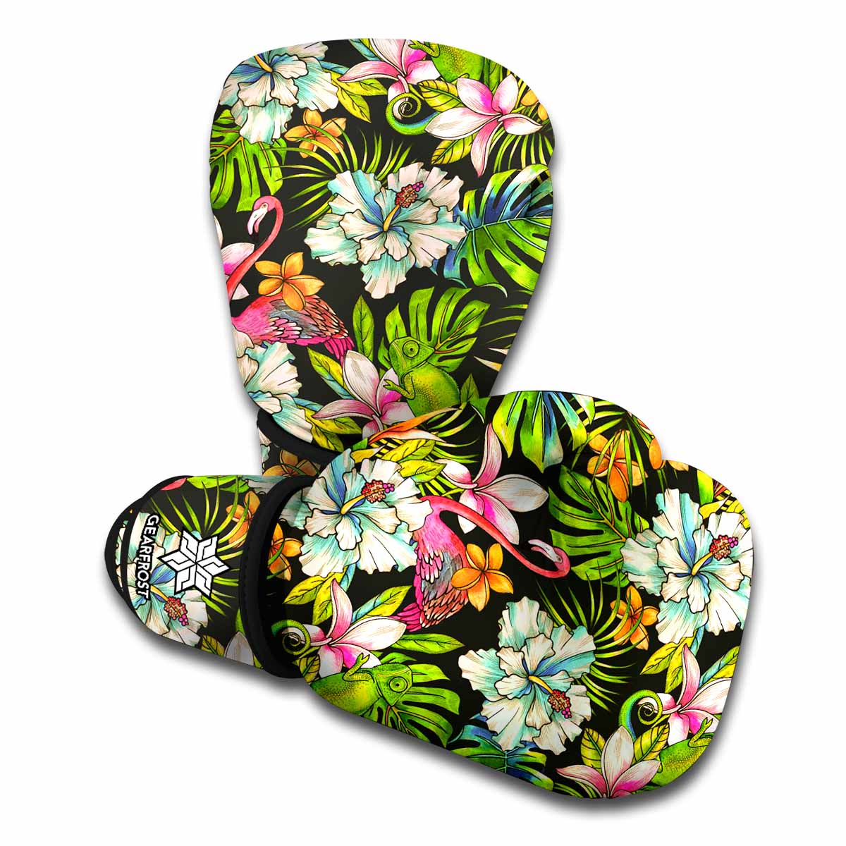 Hawaiian Aloha Tropical Pattern Print Boxing Gloves