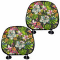 Hawaiian Aloha Tropical Pattern Print Car Headrest Covers