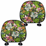 Hawaiian Aloha Tropical Pattern Print Car Headrest Covers