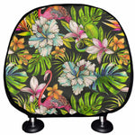 Hawaiian Aloha Tropical Pattern Print Car Headrest Covers