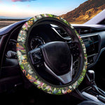 Hawaiian Aloha Tropical Pattern Print Car Steering Wheel Cover