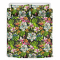 Hawaiian Aloha Tropical Pattern Print Duvet Cover Bedding Set