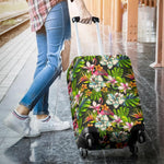 Hawaiian Aloha Tropical Pattern Print Luggage Cover GearFrost