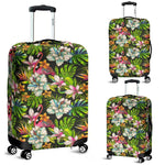 Hawaiian Aloha Tropical Pattern Print Luggage Cover GearFrost