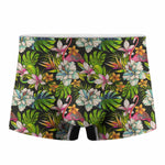 Hawaiian Aloha Tropical Pattern Print Men's Boxer Briefs