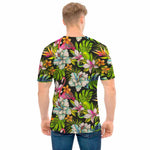 Hawaiian Aloha Tropical Pattern Print Men's T-Shirt