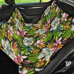 Hawaiian Aloha Tropical Pattern Print Pet Car Back Seat Cover